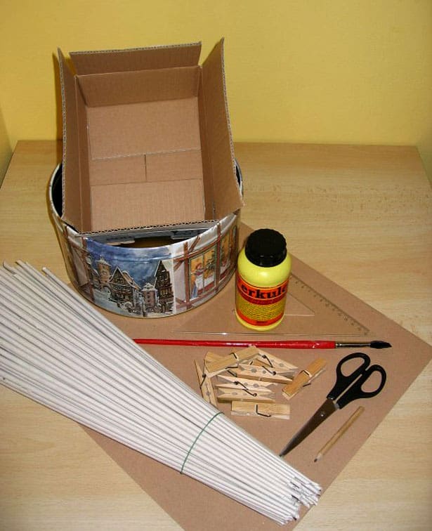 Ako vyrobiť košík z papiera