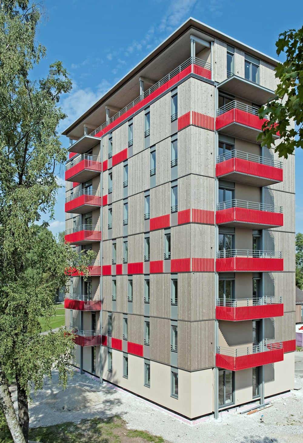 Najvyššie európske drevostavby - 8-poschodový bytový dom - Nemecko