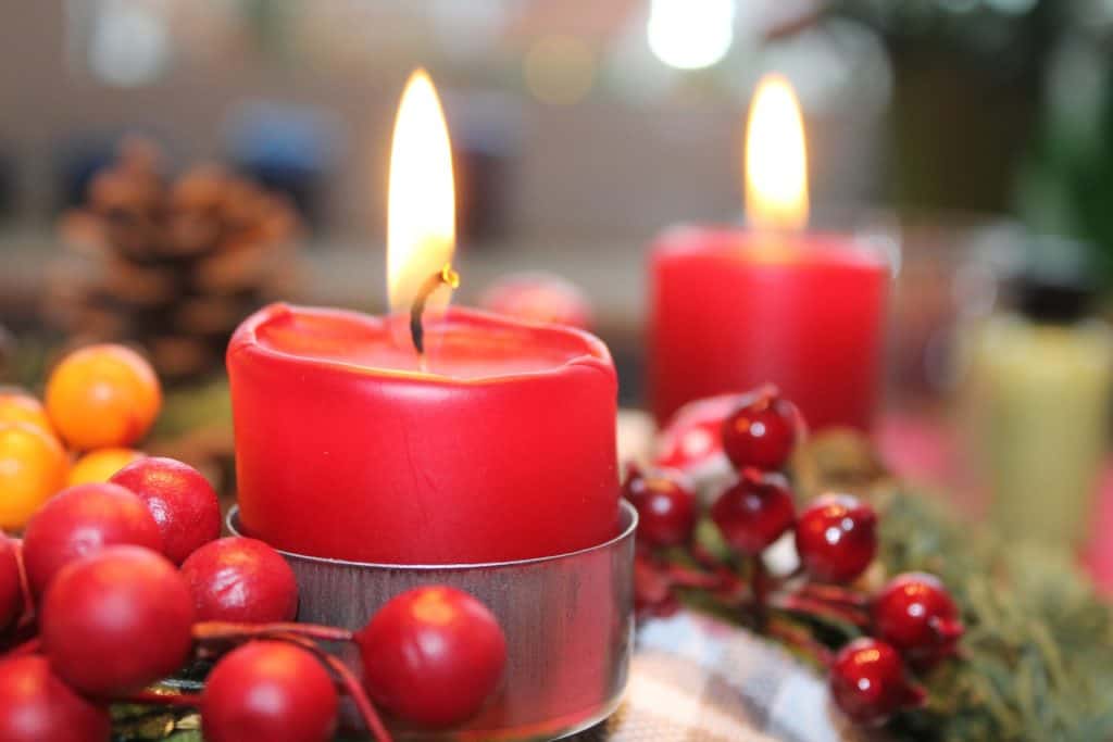 Adventný veniec - vianočné dekorácie