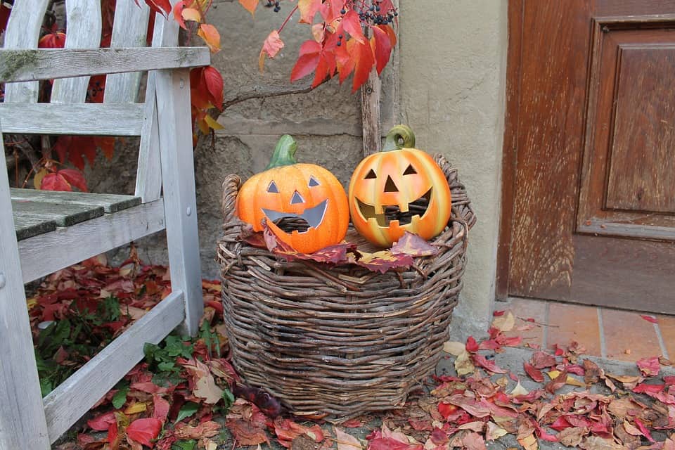 Exteriérová výzdoba Halloween - jesenné dekorácie