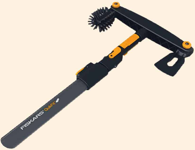 Mechanický čistič odkvapov s rúčkou