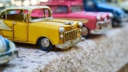 Retro plechové auto