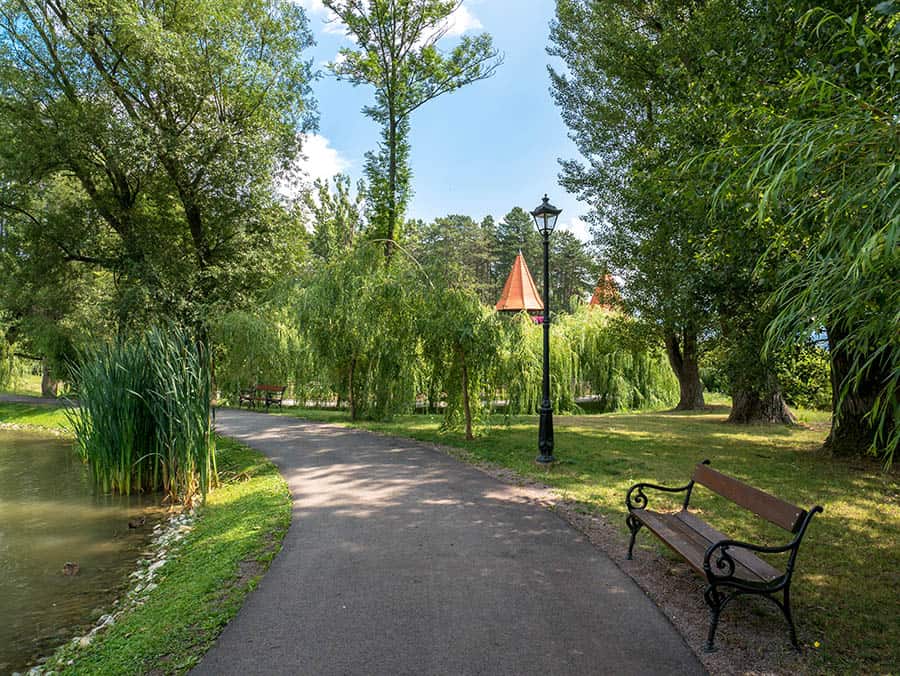Kúpeľný park - Bojnické kúpele